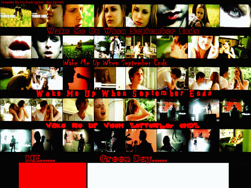 Wake Me Up When September Ends